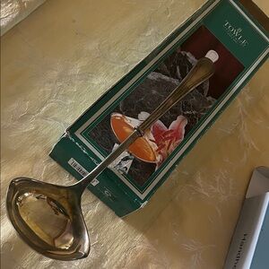 Vintage Towle Silver Plated Ladle with Elegant Design NIB